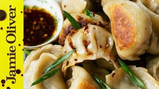 Traditional Potsticker Dumplings 煎餃  The Dumpling Sisters [upl. by Naicad]