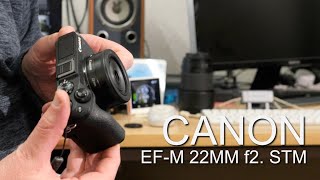 Canon EFM 22mm F2 STM lens review [upl. by Harod]