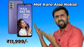 Nokia G42 5G Mobile Review in Hindi  Best under ₹12000  nokiag42 nokiag425g techmanthan [upl. by Mailiw]