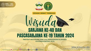 Wisuda Sarjana ke39 dan Pascasarjana ke18 IKIP Siliwangi Tahun 20232024  Sesi 1 [upl. by Nellie]