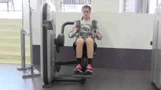 Technogym Machine  Abdominal Crunch [upl. by Eibocaj]