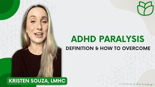 ADHD Paralysis Definition amp How to Overcome [upl. by Maurizio775]