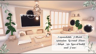 MY MOST REQUESTED VIDEO Expandable Hillside Mansion2nd Floor Part 5 Speed Build amp Tour✨🌿 adoptme [upl. by Longfellow]