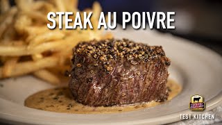 How to Make Steak Au Poivre  Classic French Recipe [upl. by Moya756]