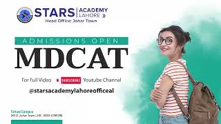 MDCAT  English Live Class  2024 Stars Academy Head Office Johar town Lahore [upl. by Nylirem460]