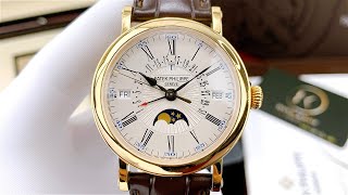 Fullset 2020 Patek Philippe Grand Complications Perpetual Calendar 38mm 5159J001 [upl. by Yllier334]