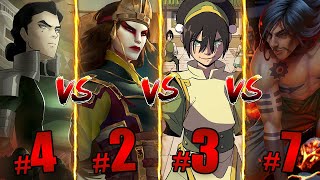 Whos the Most Powerful Earth Bender in Avatar  Ranking Every Earth Bender [upl. by Imis]