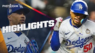 Mookie Betts wins his THIRD RING 💍💍💍 2024 Postseason highlights [upl. by Sill258]