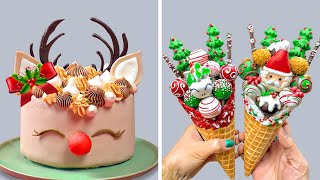 Awesome Homemade Cake amp Dessert Ideas For Christmas 🎄🎁 Cutest Cake Recipe Ever for Holiday [upl. by Stelu]