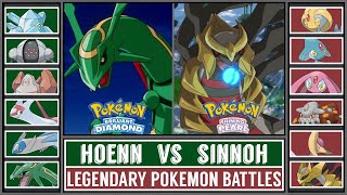 Legendary Pokémon Battle  HOENN vs SINNOH [upl. by Morgan]