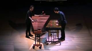 Symbiose duo pour vibraphone et marimba  François ValletTessier 2015 [upl. by Kermy893]