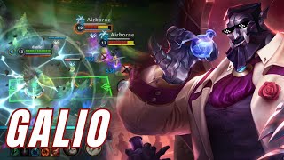 WILD RIFT  MVP AP GALIO MID GAMEPLAY [upl. by Tildy]