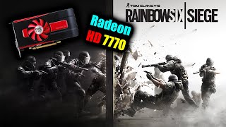 quotTom Clancys Rainbow Six Siegequot On Radeon HD 7770 1GB DDR5 [upl. by Esekram]