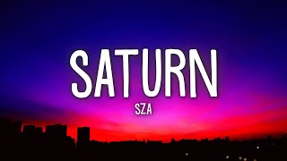 SZA  Saturn Lyrics [upl. by Creedon459]