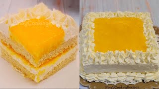 Mango Chiffon Cake with Easy Mango Frosting  No Food Color  Not Overly Sweet [upl. by Norvol]