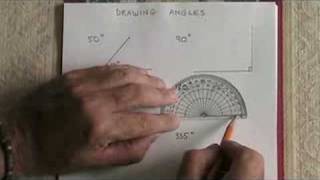 Drawing Angles With a Protractor [upl. by Avivah]