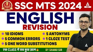 SSC MTS 2024  SSC MTS English Classes by Shanu Rawat  SSC MTS English Revision [upl. by Warchaw]