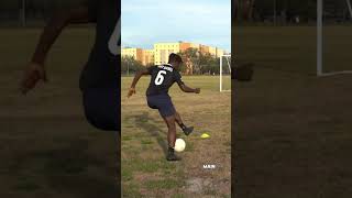 My Semi Pro Solo Training Session soccer football futbol tutorial shorts [upl. by Annaicul615]