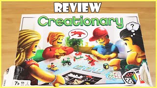 Lego Creationary Board Game Review  Board Game Night [upl. by Ilera]