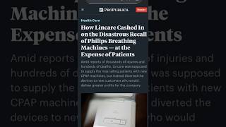 Lincare Philips Respironics Recall News 11252024 [upl. by Eenalem]