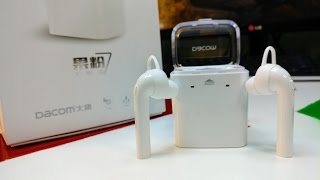 DACOM AirPods Dual Wireless Stereo Bluetooth Unboxing [upl. by Naz822]