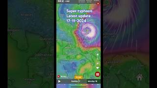 Typhoon updateweather today  supertyphoonph staysafe music typhoon17112024 [upl. by Elleuqar]