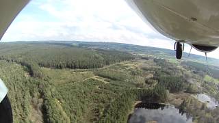 Flugplatz NittenauBruck Landung auf neuer Piste [upl. by Yrohcaz]