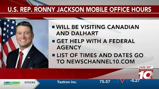 VIDEO Rep Ronny Jackson’s staff hosting mobile hours in Canadian Dalhart [upl. by Eirrem438]