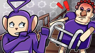 ESCAPE FROM GRUMPY GRANNY  Tinky Winky Plays Roblox Escape GRUMPY GRAN OBBY [upl. by Elrak]