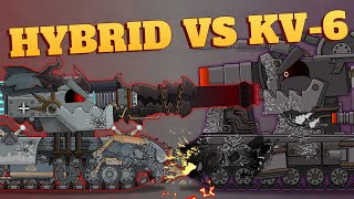 Hybrid vs KV6  Cartoons about tanks [upl. by Annitsirhc771]