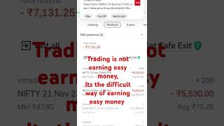 Loss in Nifty trades nov 19intraday trading [upl. by Initsed]