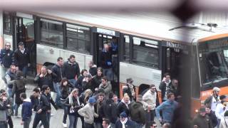 genoa vs hellas verona 2a0 arrivo tifosi veronesi [upl. by Acimak496]