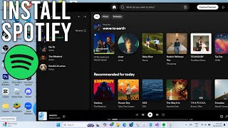 How to Install SPOTIFY on PC or Laptop  Tutorial [upl. by Ylrebnik]