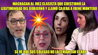 Le CIERRAN LA BOCA al juez CLASISTA🔥¡ES FALSO hay q tener POCA VERGÜENZA🔥Ejerique Montero y Palop [upl. by Nilahs]