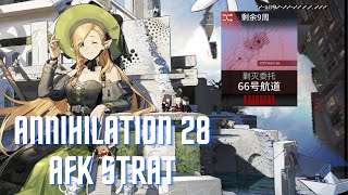 Arknights Annihilation 28  Cityway 66  66号航道  AFK Strat [upl. by Oralla]