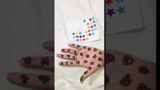 Star full hand mehndi design new idea by Sam makeup with Sam mehndi design sport my channel 👈❤️🇵🇰 [upl. by Annawd]