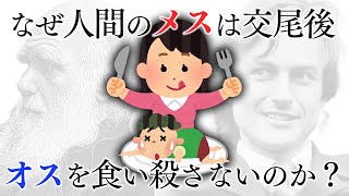 なぜ人間のメスは交尾後、オスを食い殺さないのか？【進化生物学 1】 [upl. by Yud]