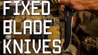 Fixed Blade Knives  Special Forces Review  Tactical Rifleman [upl. by Shama]