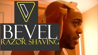 Shaving Head with BEVEL razor [upl. by Rhine864]