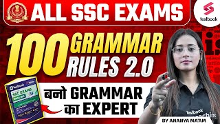 All SSC Exams  100 Grammar Rules 20  बनो Grammar का Expert  English By Anayan Maam [upl. by Noerb]