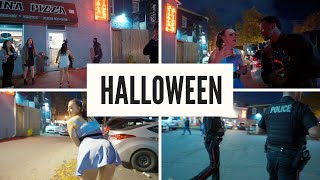 Halloween Nightlife In Fredericton  New Brunswick HLG 3 [upl. by Carlyn378]