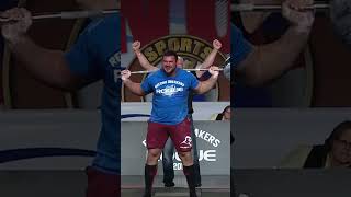 Martins Licis completing a 560LB Steinborn Rockover Squat during the 2018 Rogue Record Breakers [upl. by Murielle170]