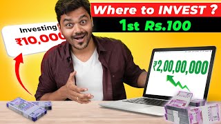 🤯 How to invest your First Rs100 in Share Market 🔴 Live Demo  What is INDEX FUND  TS [upl. by Thayer74]