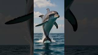 HalfBrain Sleep How Do Dolphins Sleep 😳 dolphin animals facts animalshorts shorts [upl. by Arobed]