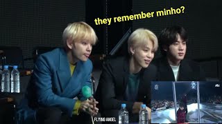 BTS Reaction to Stray Kids GDA 2019 [upl. by Colvin946]