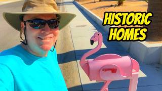 Walking tour of HISTORIC STEEL HOMES amp neighborhood in Palm Springs CA [upl. by Suzi]