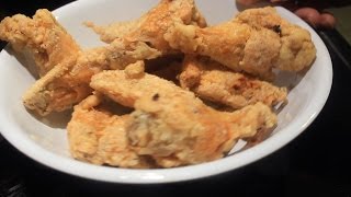 Game Night Extra Crispy Sriracha Chicken Wings  Gluten Free [upl. by Azne]