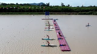 SUP Open Mens Sprint Quarter Final 3  2023 ICF Stand Up Paddling SUP World Championships [upl. by Annovy357]