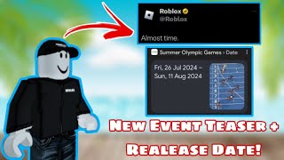 ROBLOX “THE GAMES” EVENT RELEASE DATE [upl. by Ynnol]