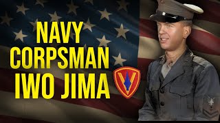 VOICES OF HISTORY PRESENTS  PhM1c Edward F McHenry US Navy Corpsman Iwo Jima World War II [upl. by Anivahs]